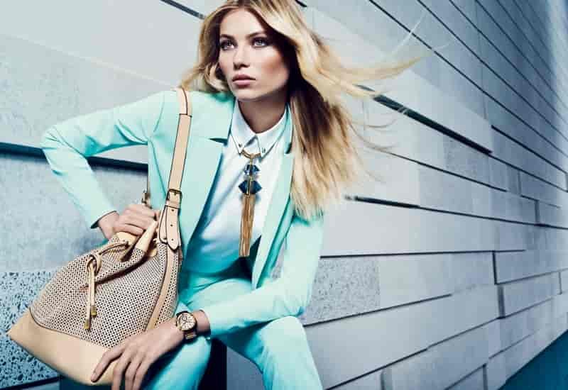 Vika Falileeva Dons Vibrant Pastels for Vince Camuto’s Spring 2013 Campaign