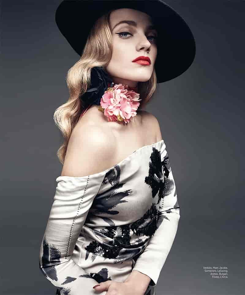 Anna Jagodzinska Works the Statement Hat in BAZAAR Mexico Editorial