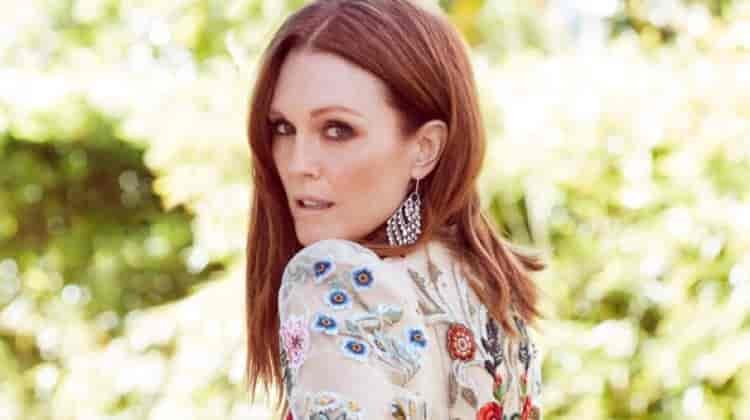 Julianne Moore Wears Super Luxe Fashion in Vogue Russia