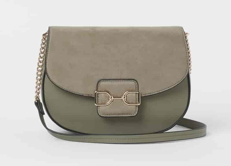 H&M Shoulder Bag in Light Khaki Green $19.99