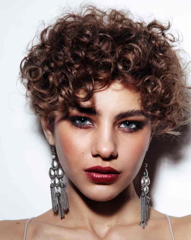 Messy Curly Pixie
