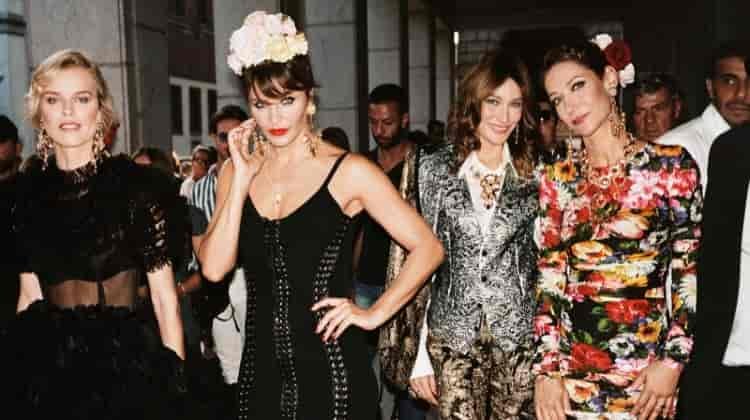 Helena Christensen, Monica Bellucci Front Dolce & Gabbana Spring ’19 Campaign