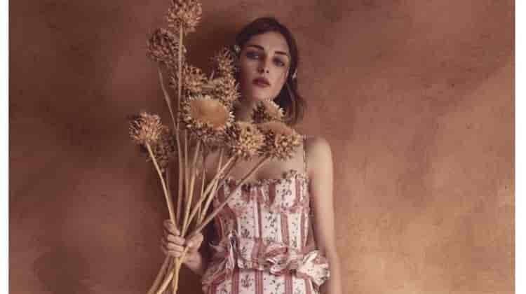 Daga Ziober Looks Pretty in Pastels for Red Magazine
