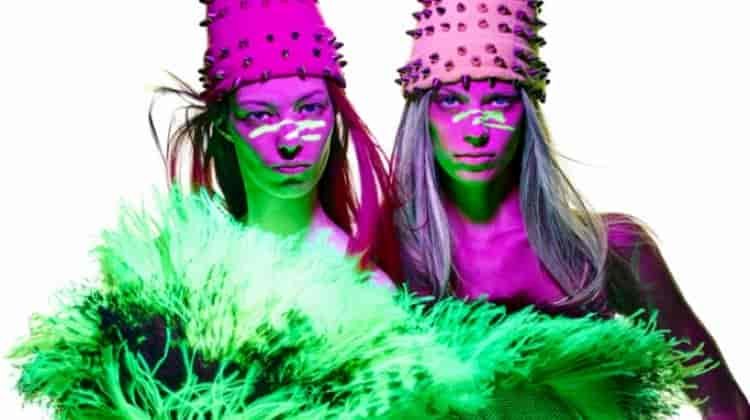 Lexi Boling & Remington Williams Rock Neon Looks for V Magazine