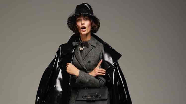 Vika Volkute Wears Menswear Inspired Looks for F Italia