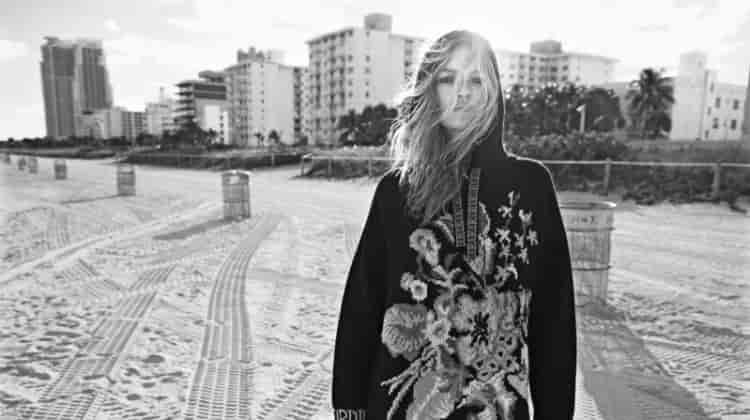Kate Moss Takes to the Beach in Dior Designs for i-D