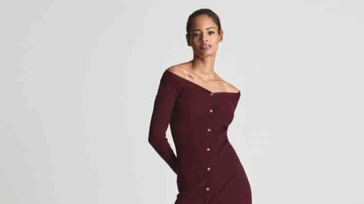 Best of Both Worlds: Step Out in A REISS Sweater Dress