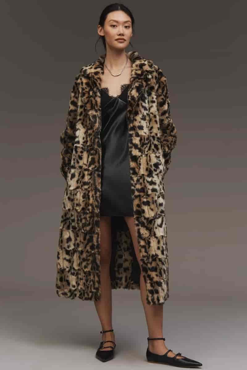 Unreal Fur Long Song Faux Fur Coat $549