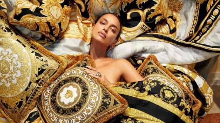 Irina Shayk Stuns in Versace for Vogue Czechoslovakia