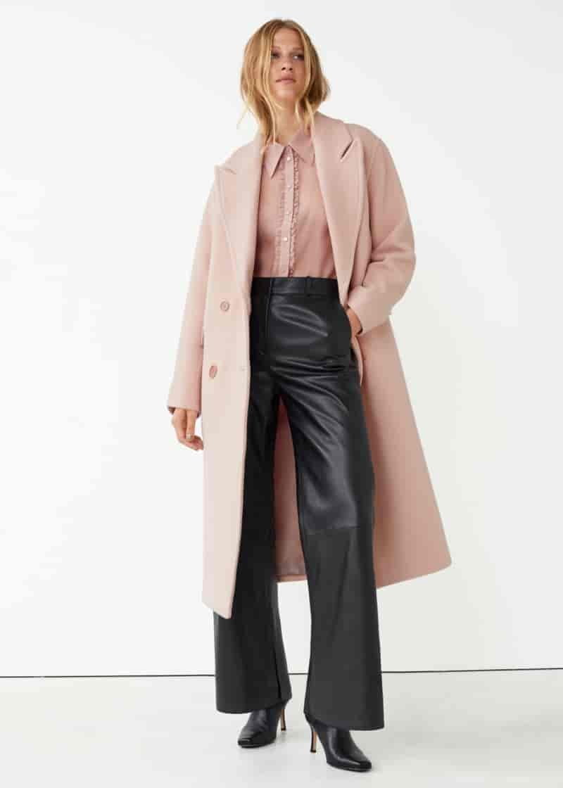 & Other Stories Oversized Double-Breasted Wool Coat $261.75 (previously $349)
