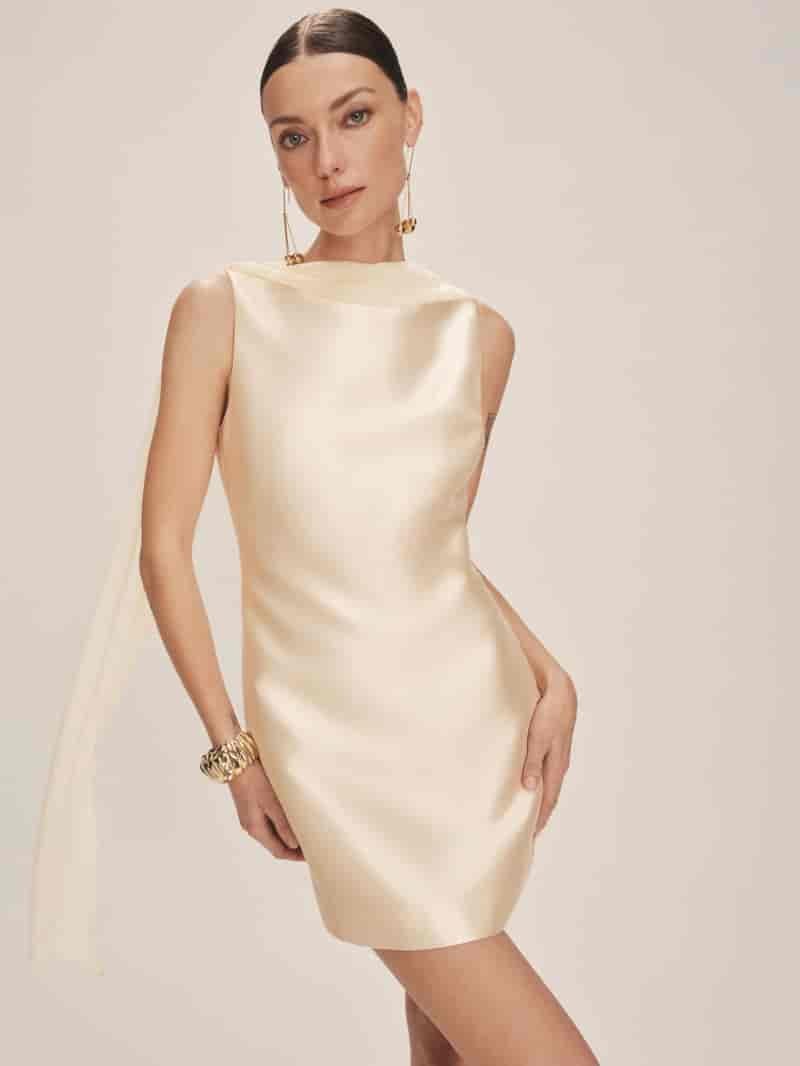 Reformation Ecru Dress $498