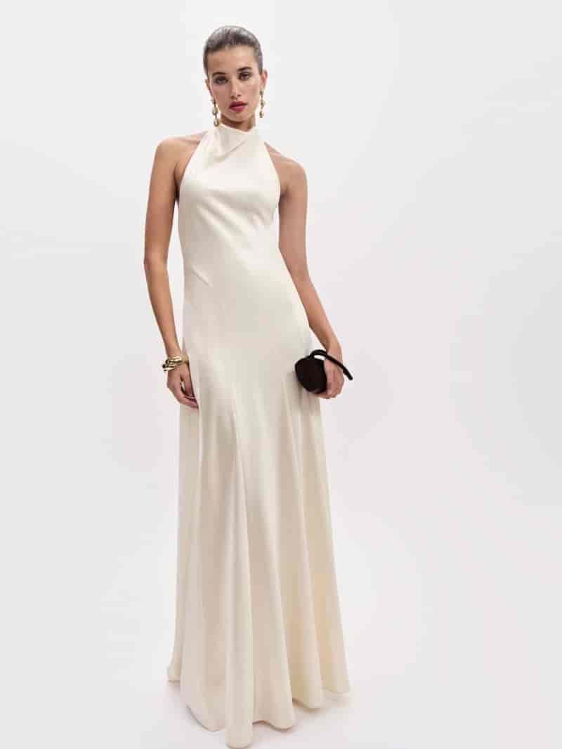 Reformation Roy Satin Dress $848
