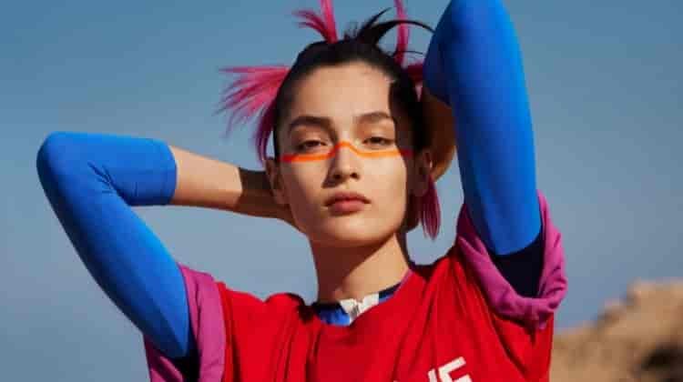 Vita Mir Models Vibrant Desert Fashion for Grazia China