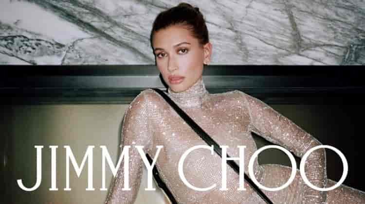 Hailey Bieber Shines in Jimmy Choo Winter 2021 Campaign