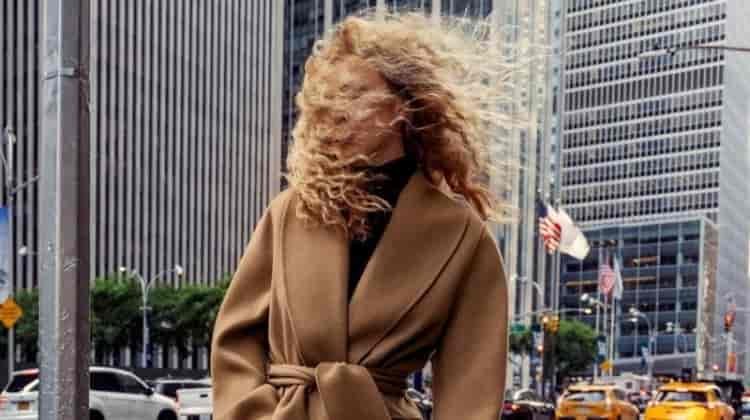 Raquel Zimmermann Hits the City Streets for Totême Fall 2021 Campaign