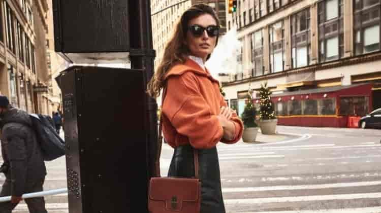 A New State of Mind: Andreea Diaconu Models Massimo Dutti’s City Fashion