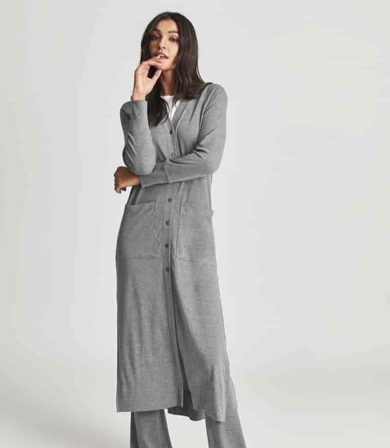 Reiss Tess Longline Jersey Cardigan $94 (previously $160)