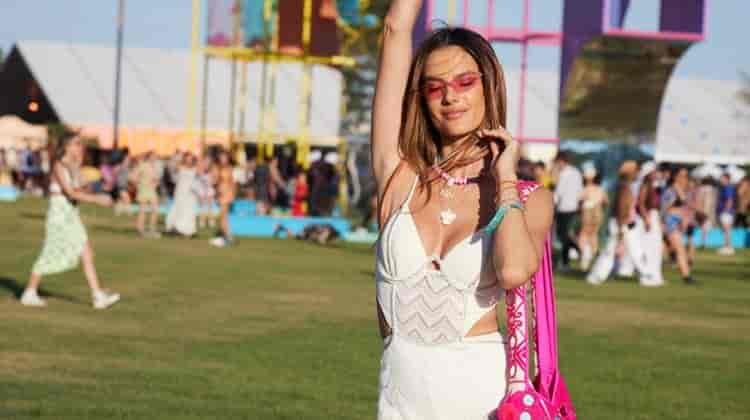 Alessandra Ambrosio is Boho Glam in PatBo Collaboration at Coachella 2022