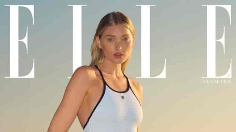 Elsa Hosk is the April Cover Star of ELLE Denmark (Photos)