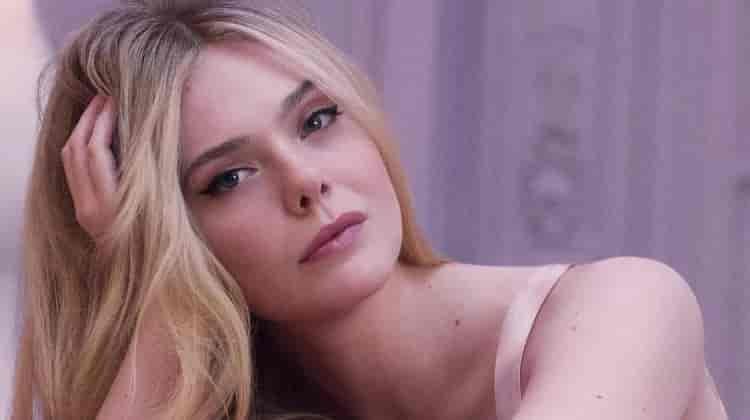 Elle Fanning Charms in Rabanne Fame Perfume Ad