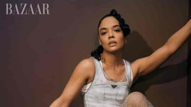 Tessa Thompson Takes the Spotlight for Harper’s Bazaar US