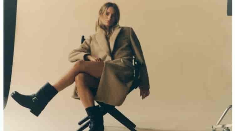 Maya Stepper Models Timeless Essentials in Rag & Bone’s Icons Collection
