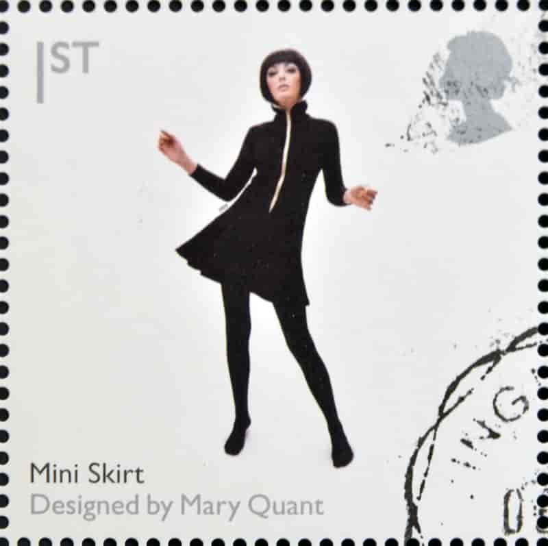 Designer Mary Quant Mini Skirt Stamp