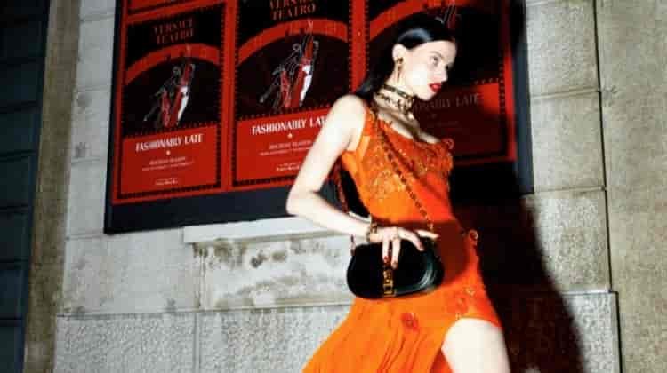 Versace Puts On a Show for Holiday 2022 Campaign