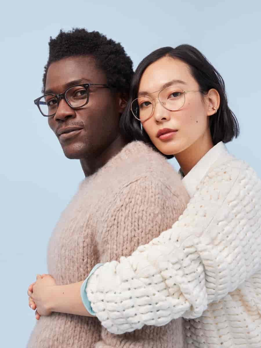 Warby Parker York Glasses in Polished Gold $145