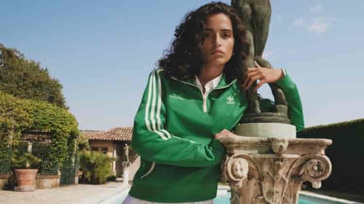 Chiara Scelsi Poses in adidas Originals x Sporty & Rich Collab