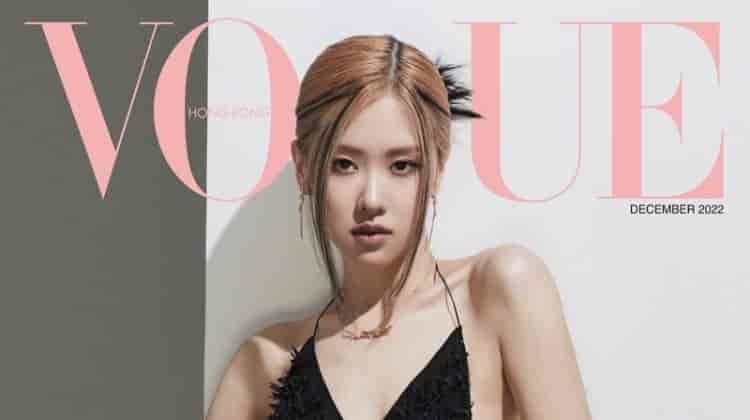 ROSÉ in Saint Laurent for Vogue Hong Kong December 2022 Cover