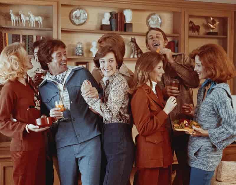 70s Fashion Women Men Leisure Suits