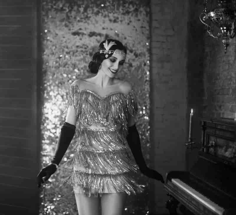 Woman 1920s Flapper Dress