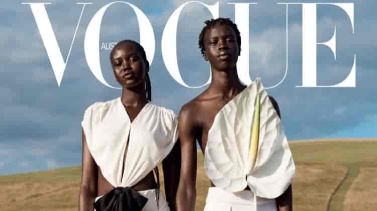 Adut Akech & Brother Bior Impress on Vogue Australia April 2023 Cover