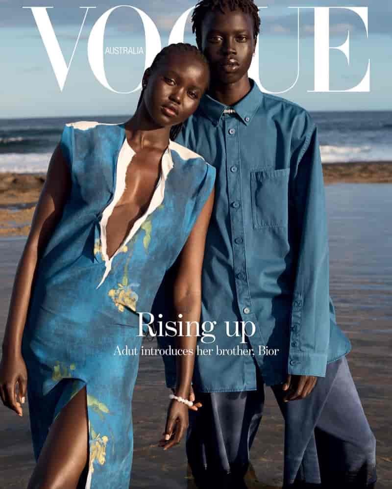 Adut Akech Bior Vogue Australia April 2023 Cover