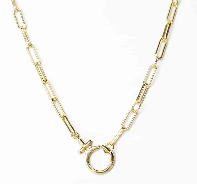 Paper Clip Chain Necklace