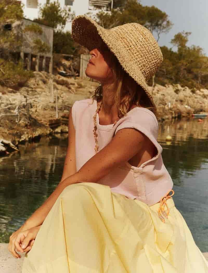Wide Brimmed Bucket Hat
