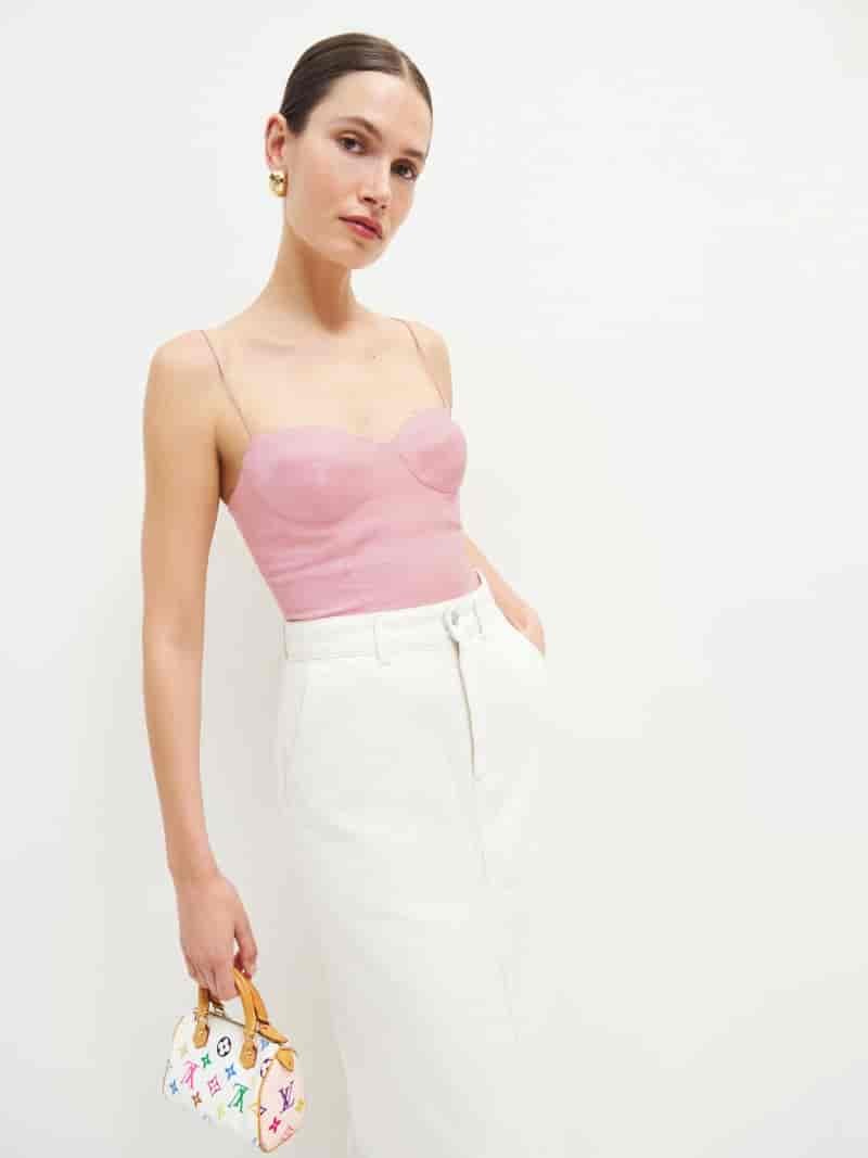 Reformation Liza Linen Top