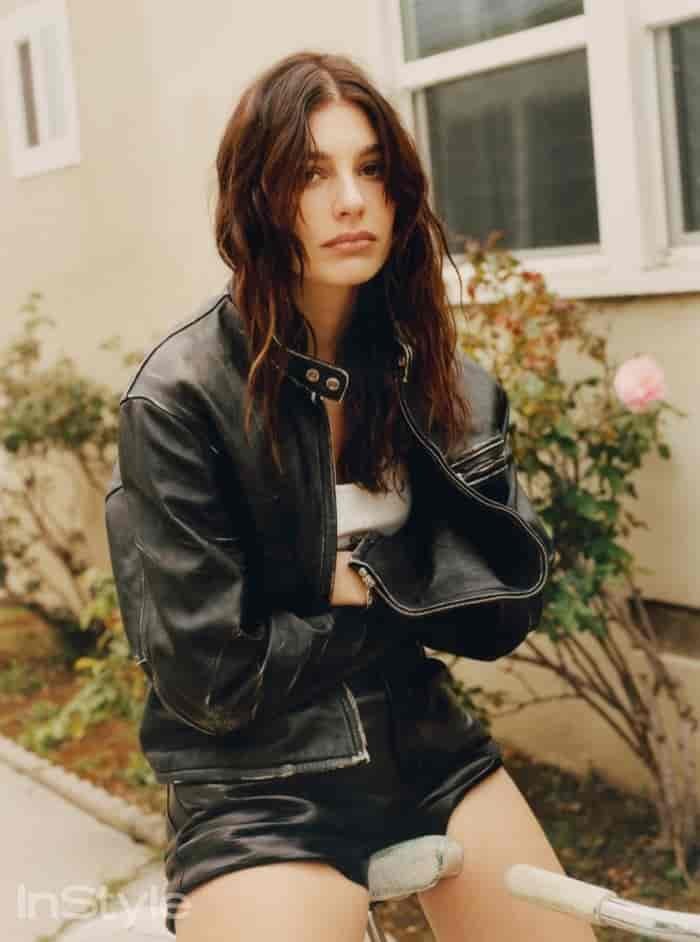 Camila Morrone InStyle Mexico Leather Jacket 2023