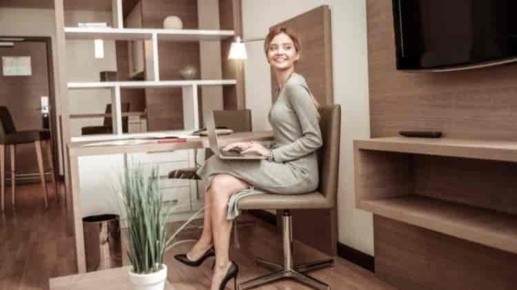 Enhance Your Home Office Design with Elegant Wooden Panels