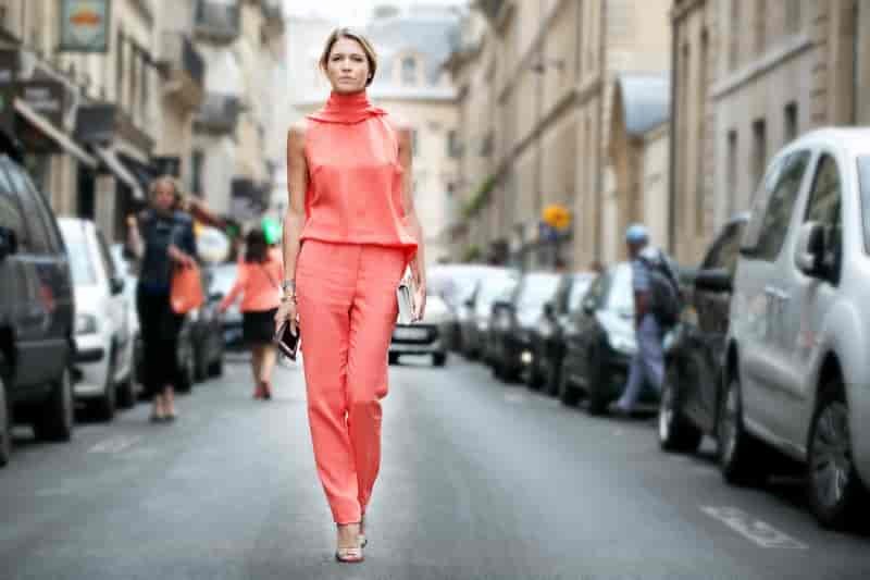 Coral Pink Monochrome Outfits
