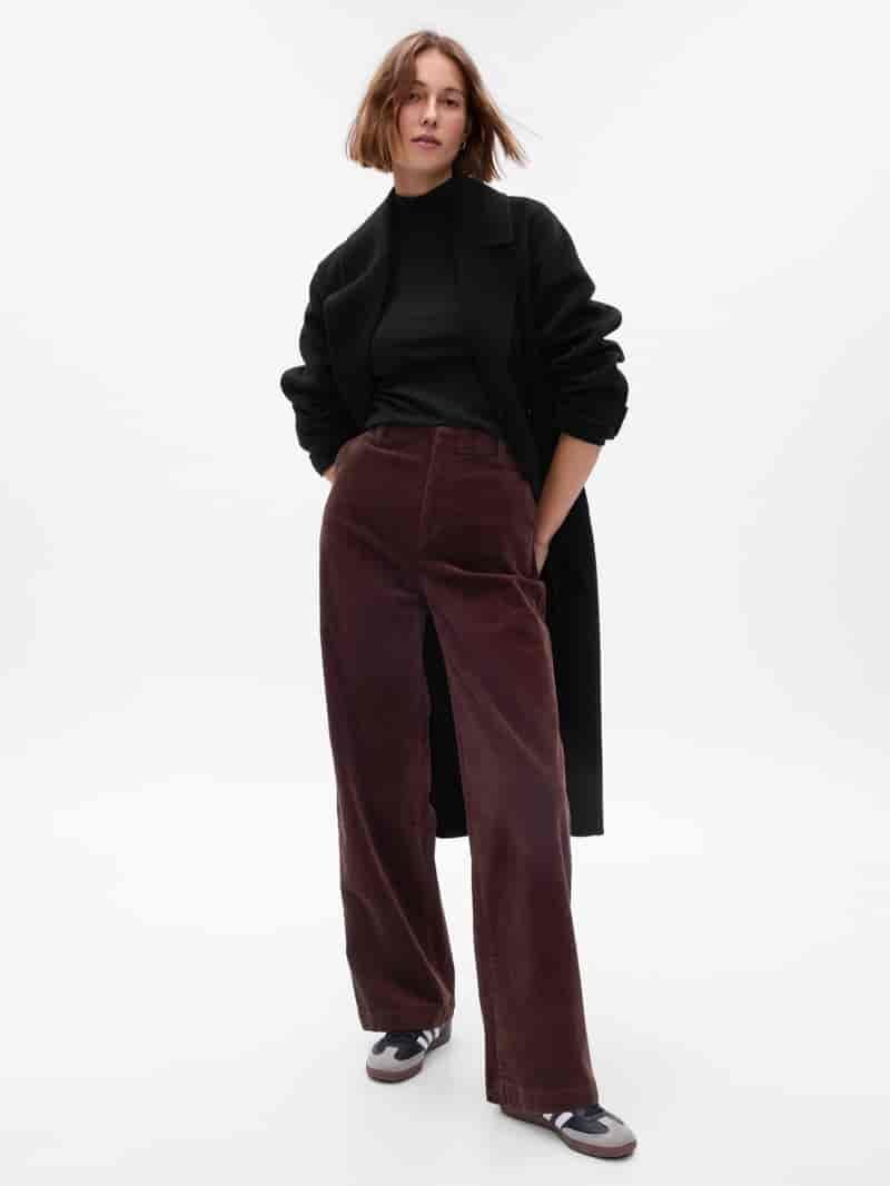 Jean Pants Corduroy Winter Outfit