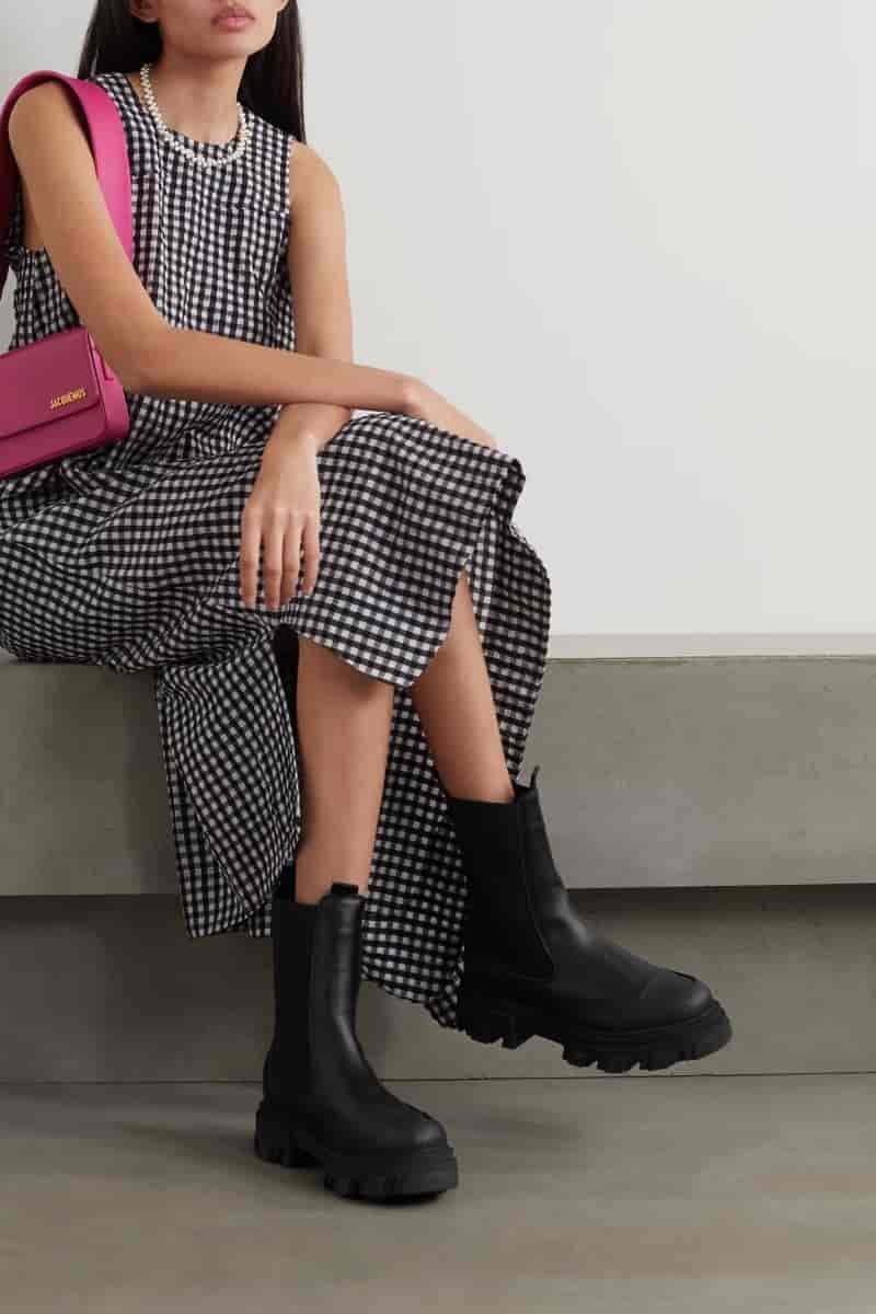 Summer Dress How Wear Chelsea Boots Ganni