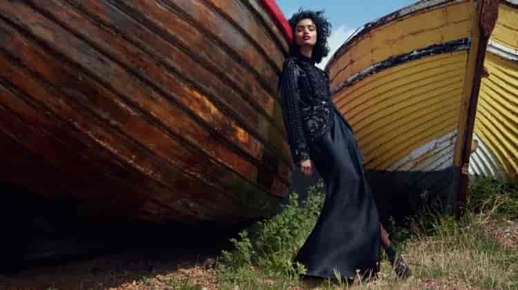 Charisse Mone Goes Seaside for Harper’s Bazaar Arabia