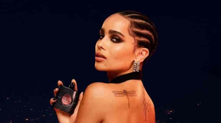 Zoe Kravitz Captivates in YSL Black Opium Perfume Ad