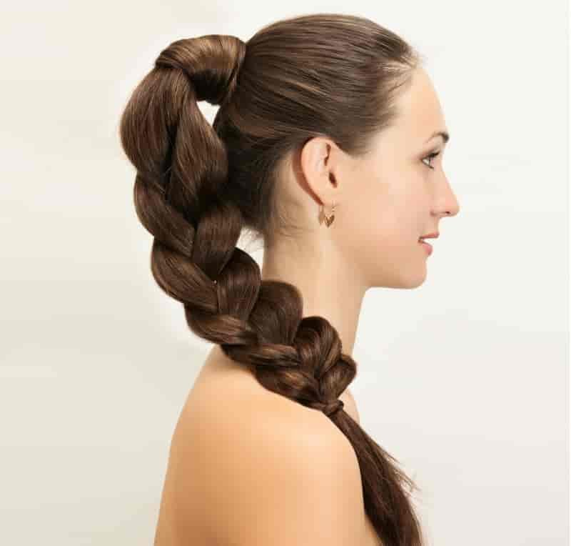 Thick Braided Ponytail
