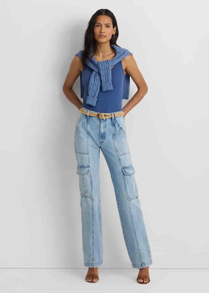 Matching Knits Cargo Jeans Outfit
