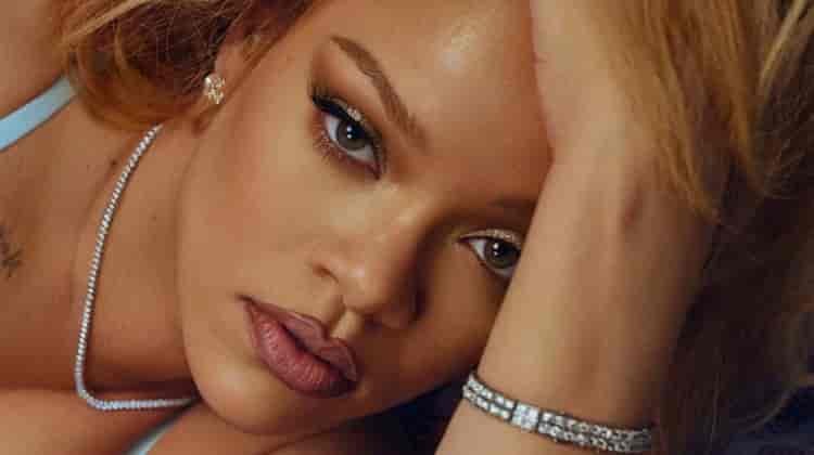 Rihanna Stuns in Pastels for Savage X Fenty’s Lace Lingerie