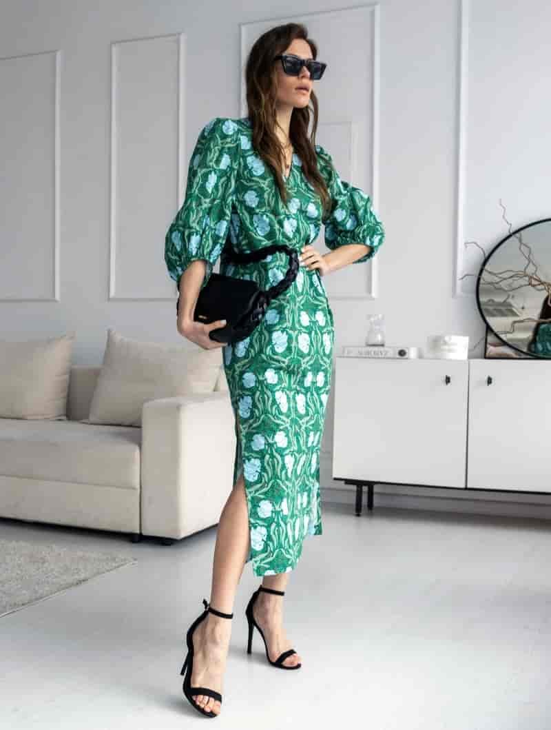 Floral Print Dres Summer