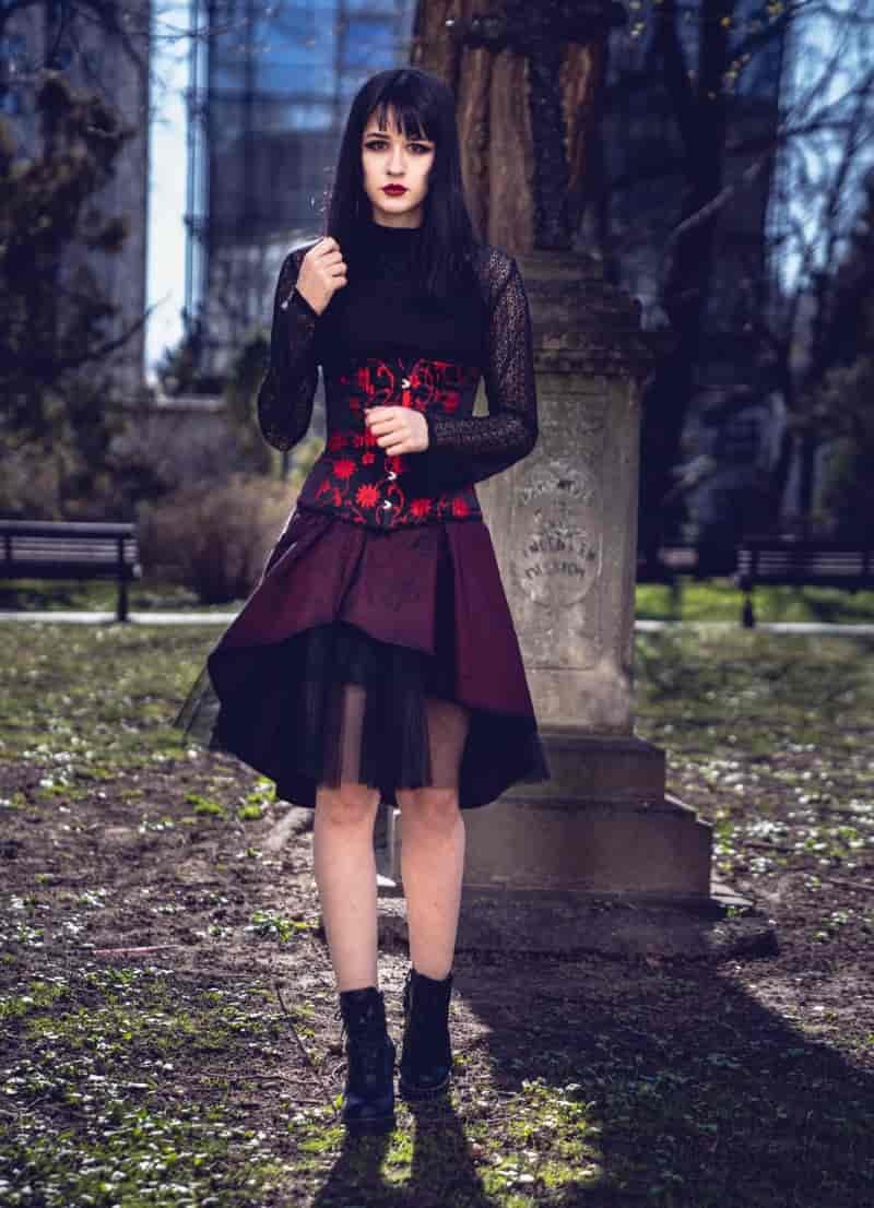Lace Top Goth